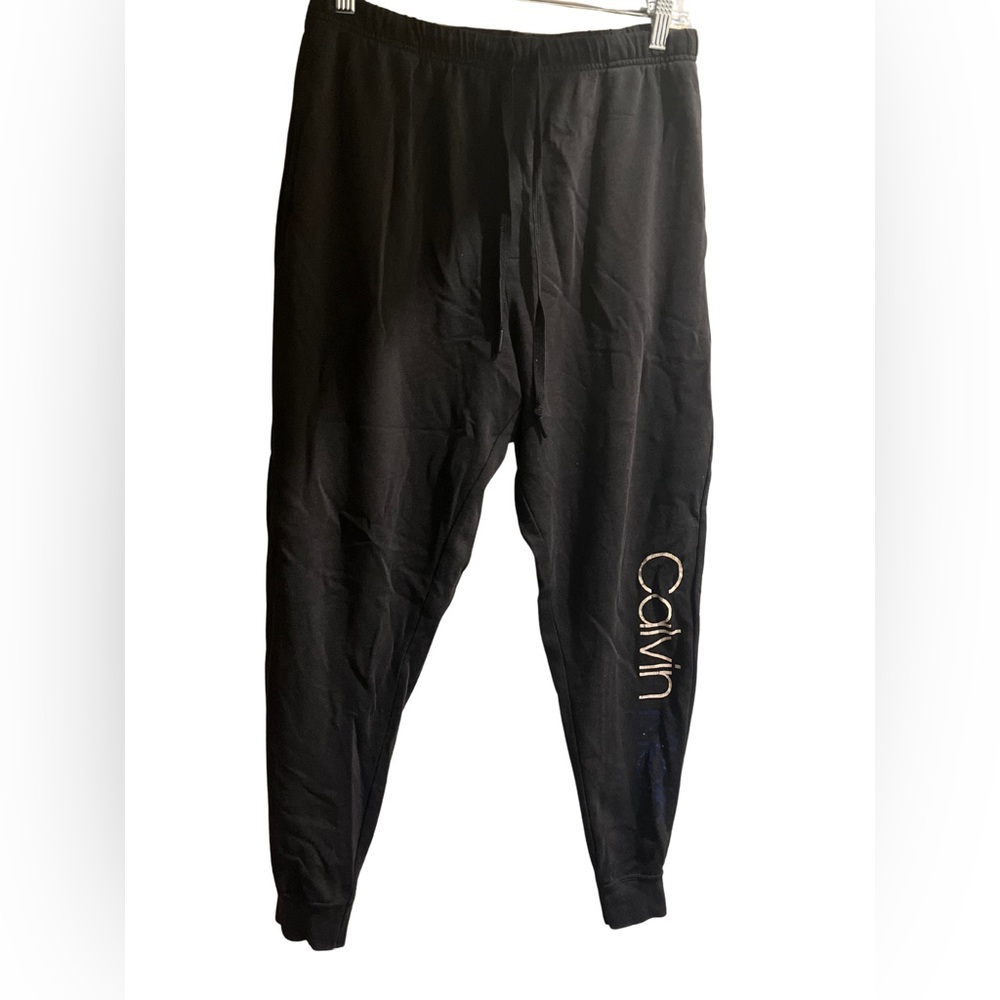 Calvin Klein Black Joggers with Logo